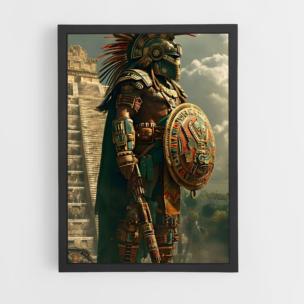 ap-aztec warrior-7 cadre Noir