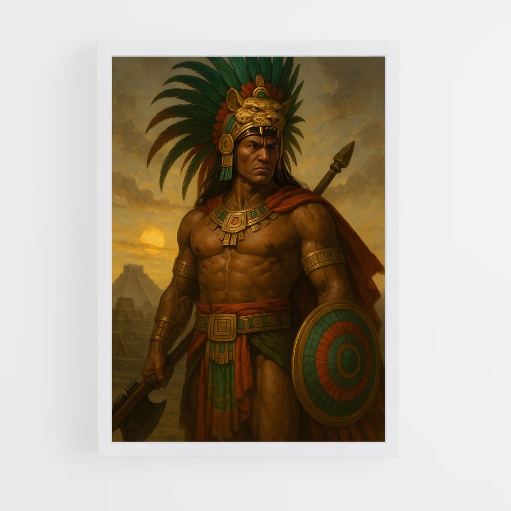 ap-aztec warrior-8 cadre Blanc