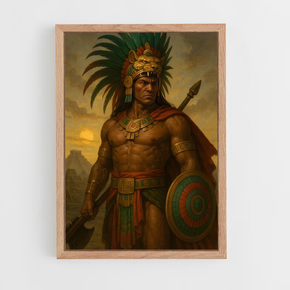 ap-aztec warrior-8 cadre Bois clair