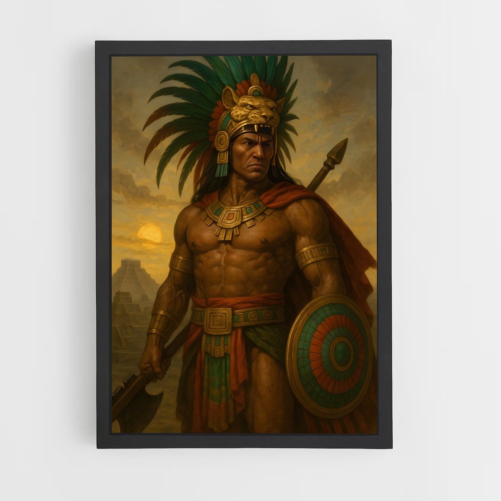 ap-aztec warrior-8 cadre Noir