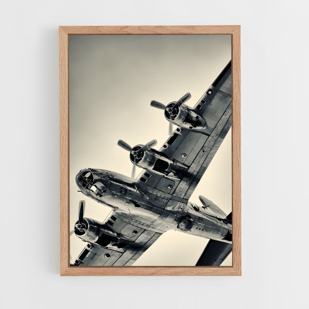 ap-b-17 flying fortress-1 cadre Bois clair