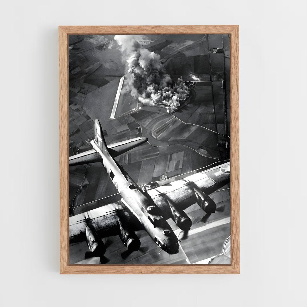 ap-b-17 flying fortress-3 cadre Bois clair