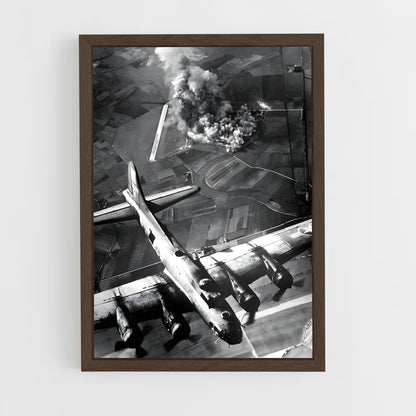 ap-b-17 flying fortress-3 cadre Bois foncé