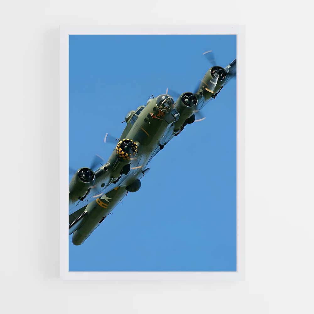 ap-b-17 flying fortress-4 cadre Blanc