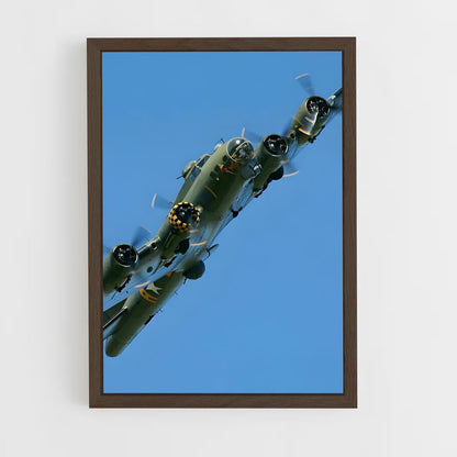 ap-b-17 flying fortress-4 cadre Bois foncé