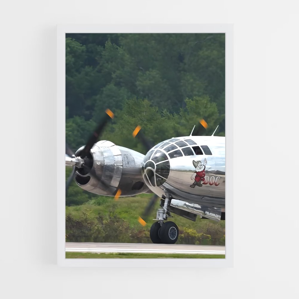 ap-b-29 superfortress-1 cadre Blanc