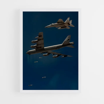 ap-b-52 stratofortress-3 cadre Blanc