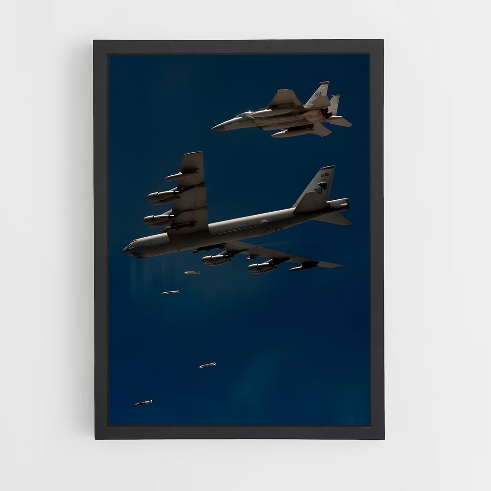 ap-b-52 stratofortress-3 cadre Noir