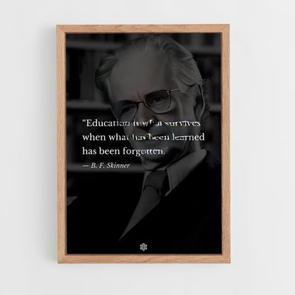 ap-b.f. skinner-4 cadre Bois clair