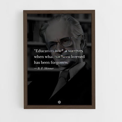 ap-b.f. skinner-4 cadre Bois foncé