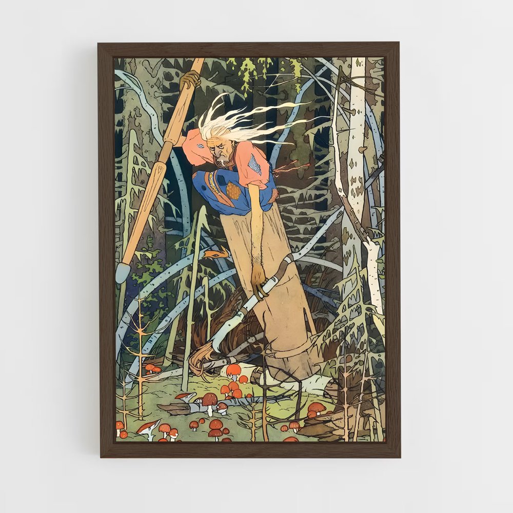 ap-baba yaga-1 cadre Bois foncé