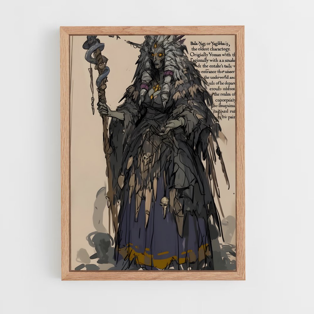 ap-baba yaga-2 cadre Bois clair