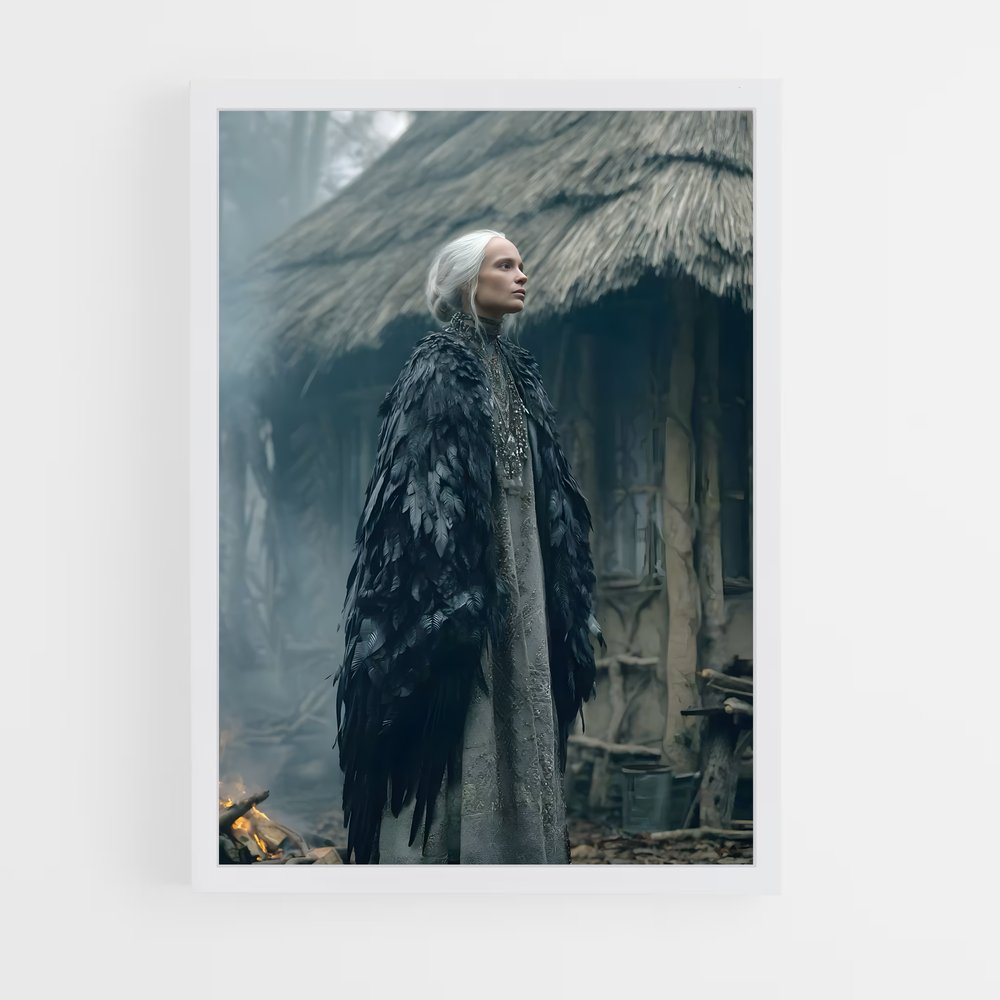 ap-baba yaga-4 cadre Blanc
