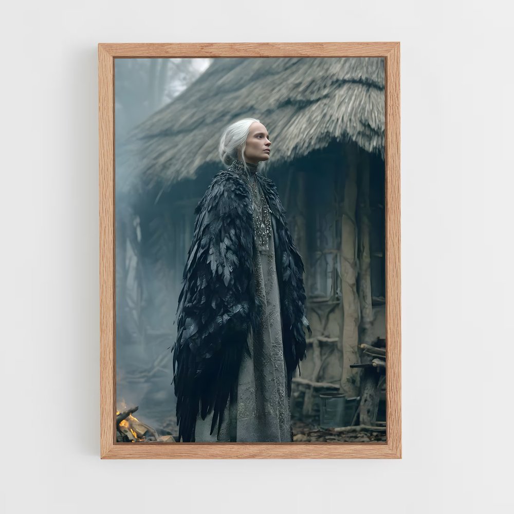 ap-baba yaga-4 cadre Bois clair