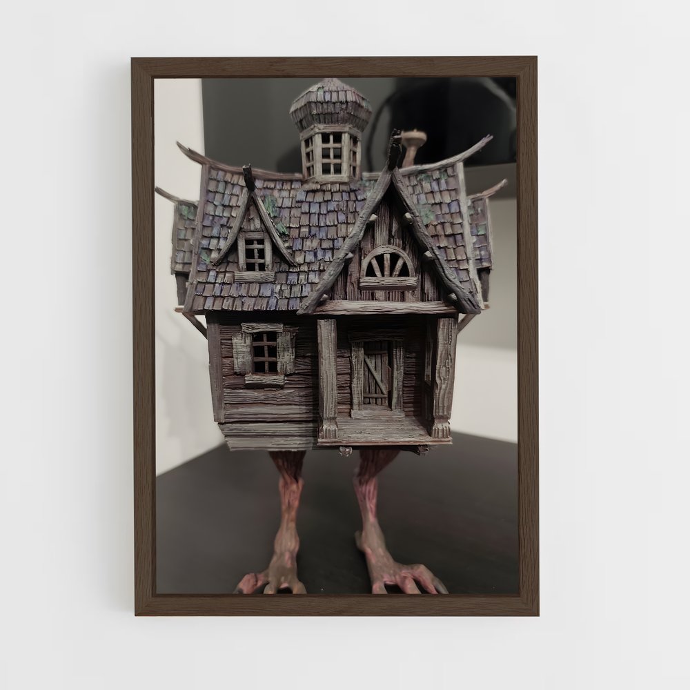 ap-baba yaga-5 cadre Bois foncé