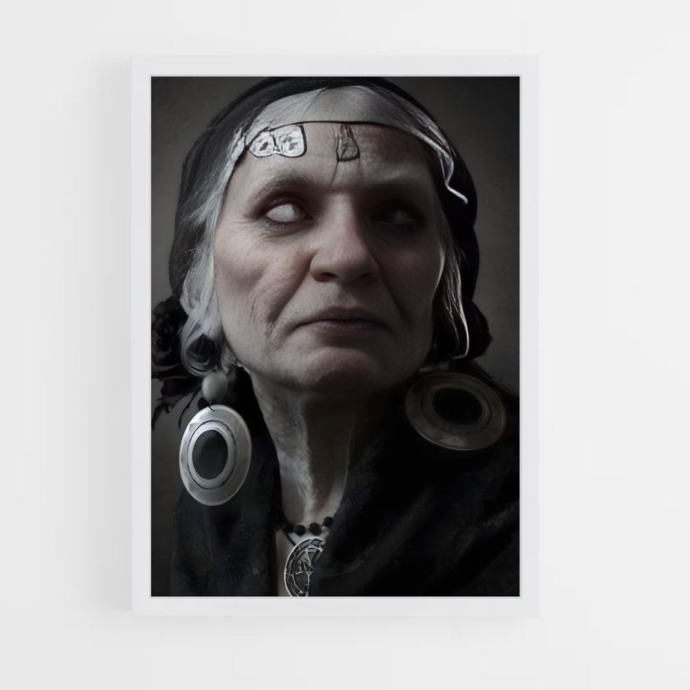 ap-baba yaga-6 cadre Blanc