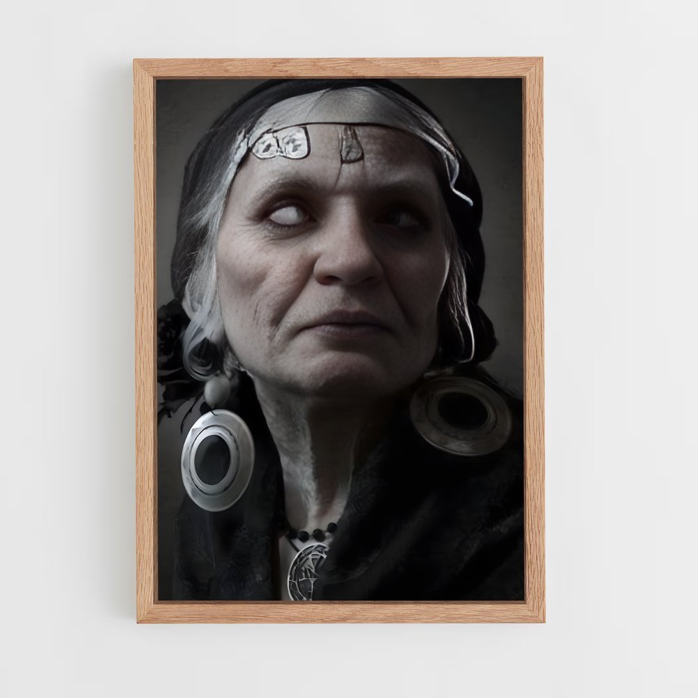 ap-baba yaga-6 cadre Bois clair