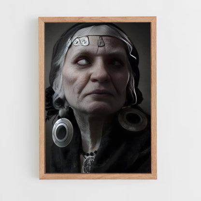ap-baba yaga-6 cadre Bois clair