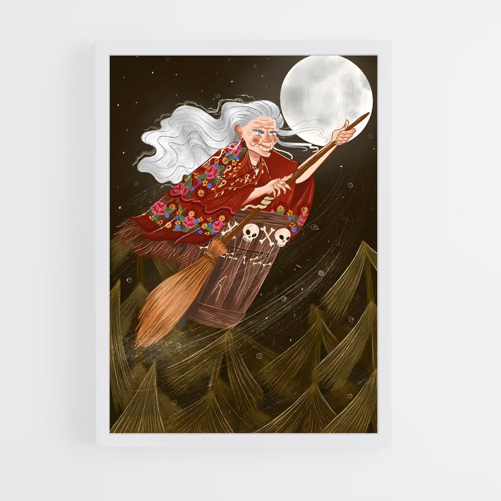 ap-baba yaga-9 cadre Blanc