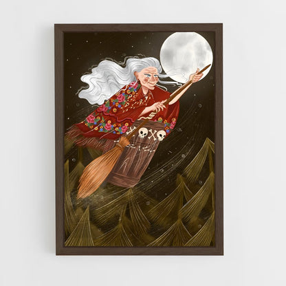 ap-baba yaga-9 cadre Bois foncé