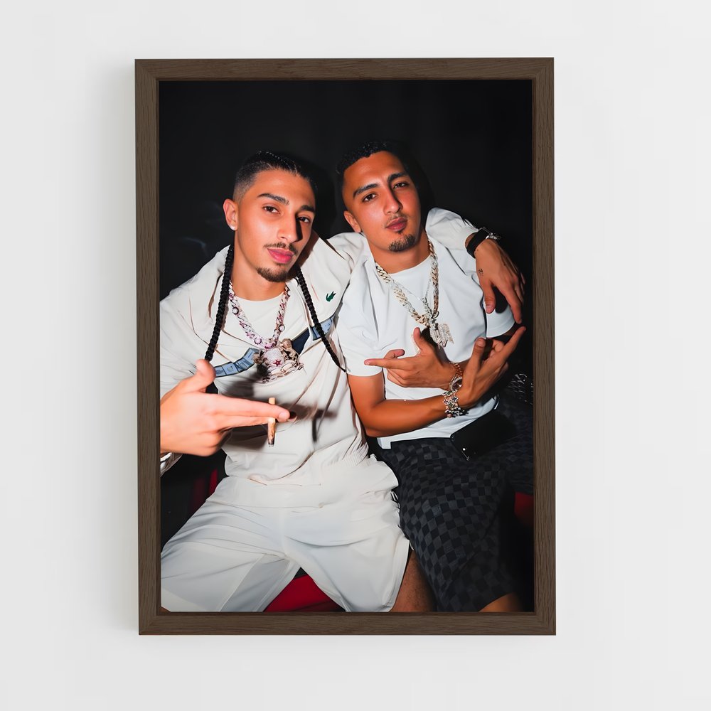 ap-baby gang-6 cadre Bois foncé