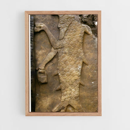 ap-babylonian gods-5 cadre Bois clair