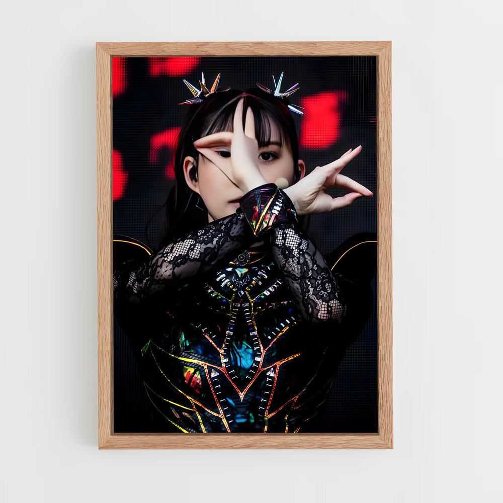 ap-babymetal-2 cadre Bois clair