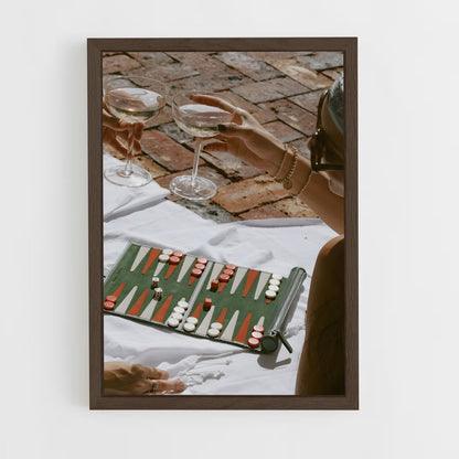 ap-backgammon-1 cadre Bois foncé