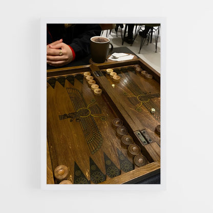 ap-backgammon-8 cadre Blanc