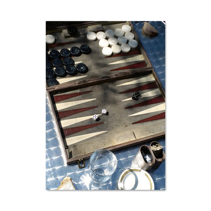 Poster Backgammon & Délices