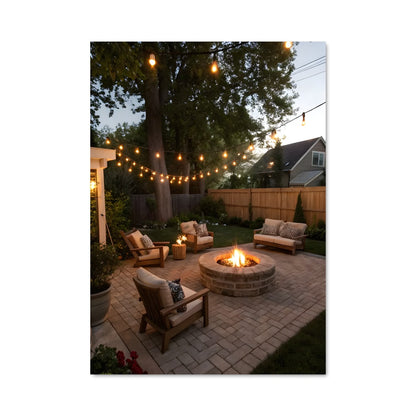 Poster Soirée au Jardin