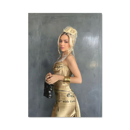Poster Bad Gyal en Or