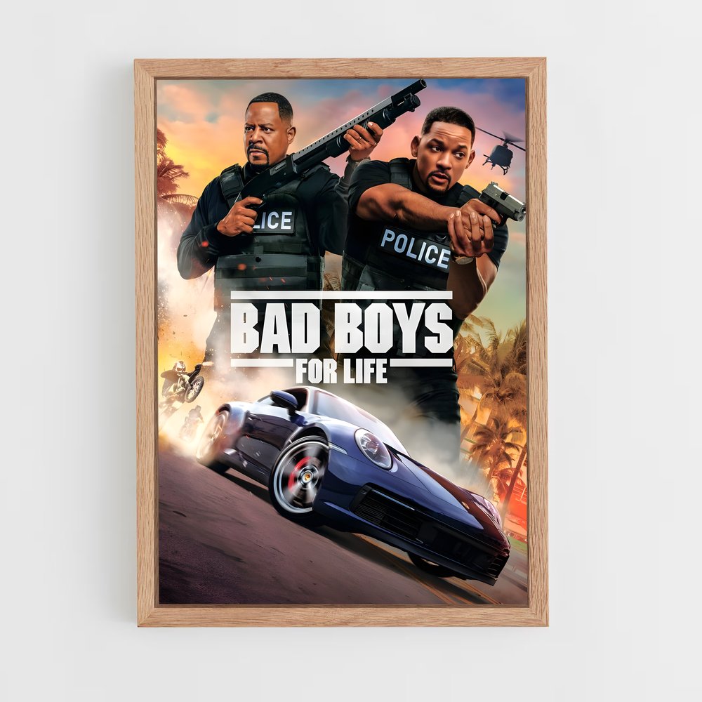 ap-bad boys-1 cadre Bois clair