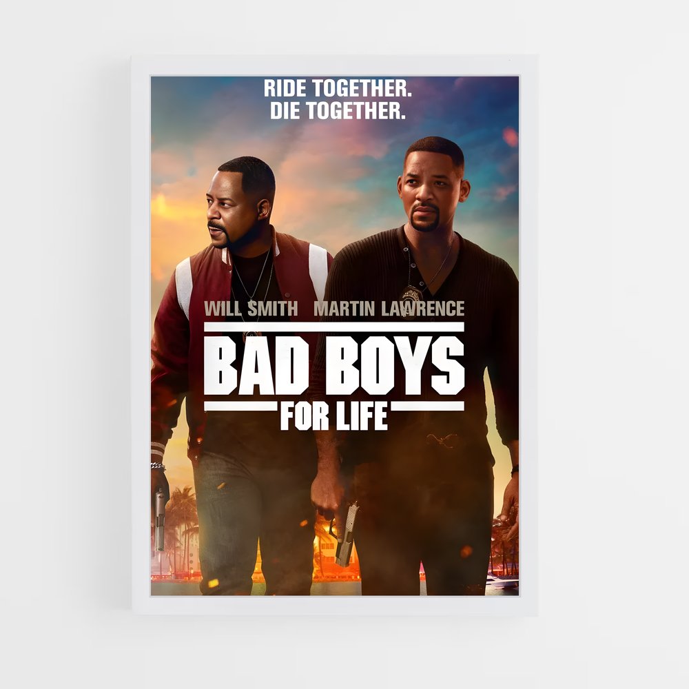 ap-bad boys-2 cadre Blanc