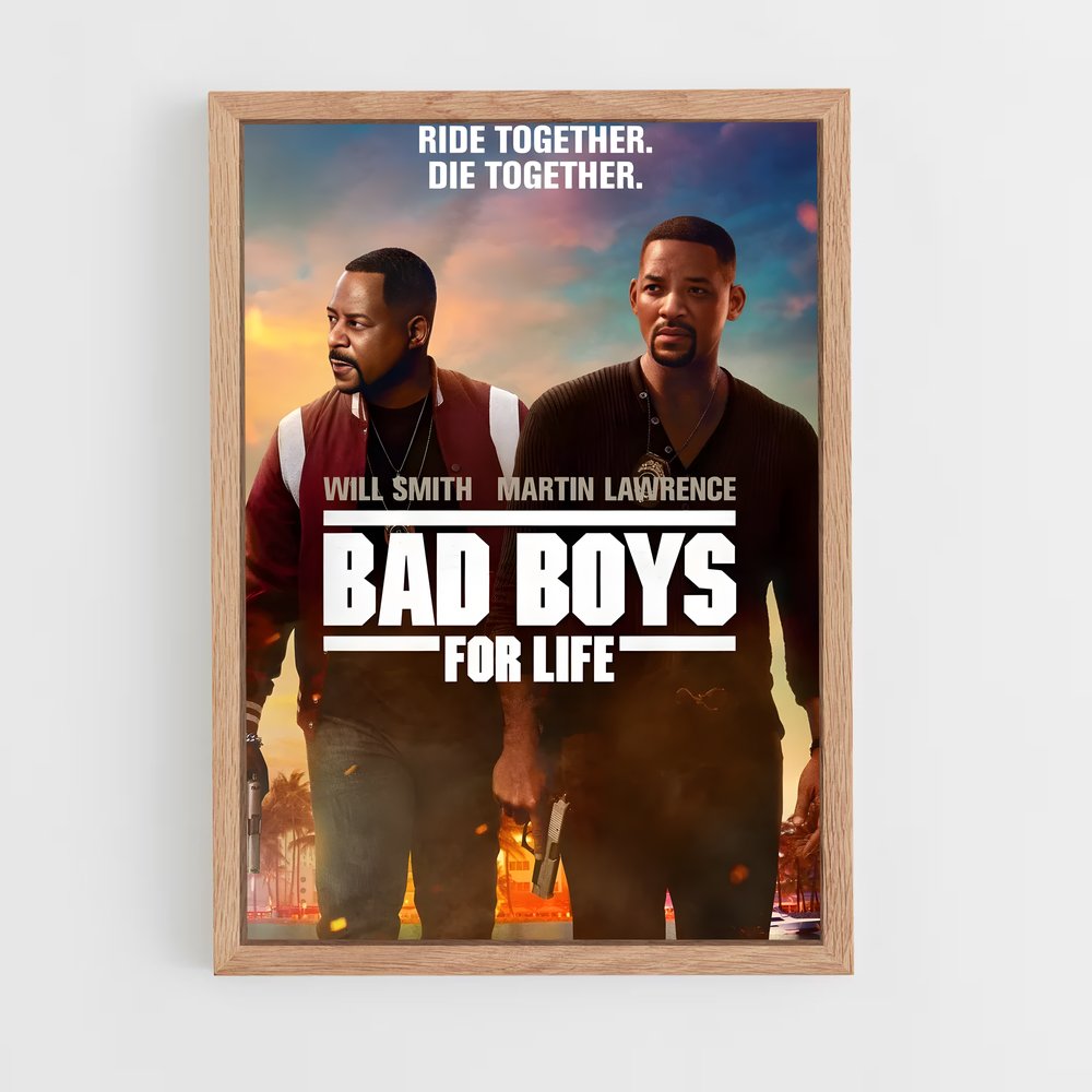 ap-bad boys-2 cadre Bois clair