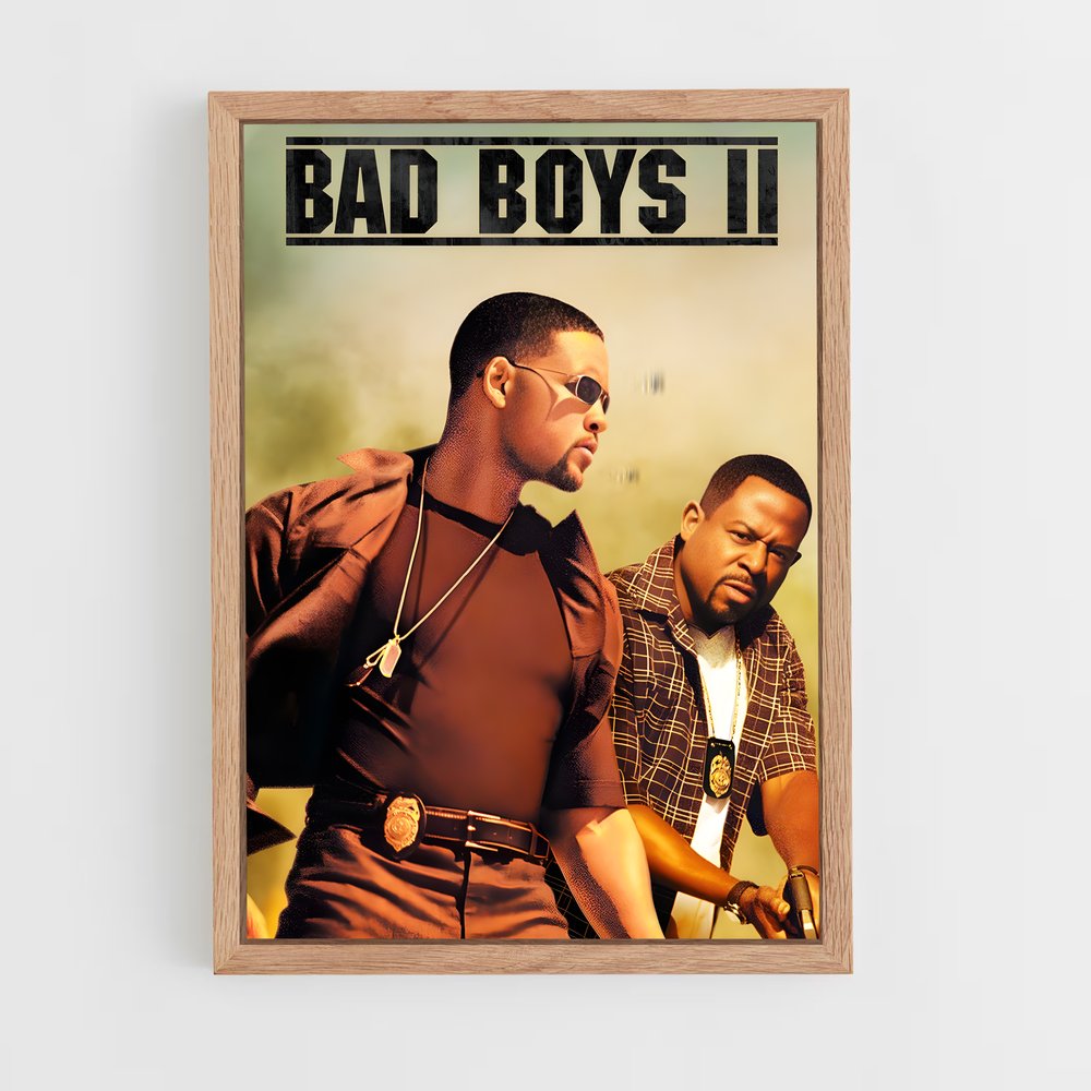 ap-bad boys-3 cadre Bois clair