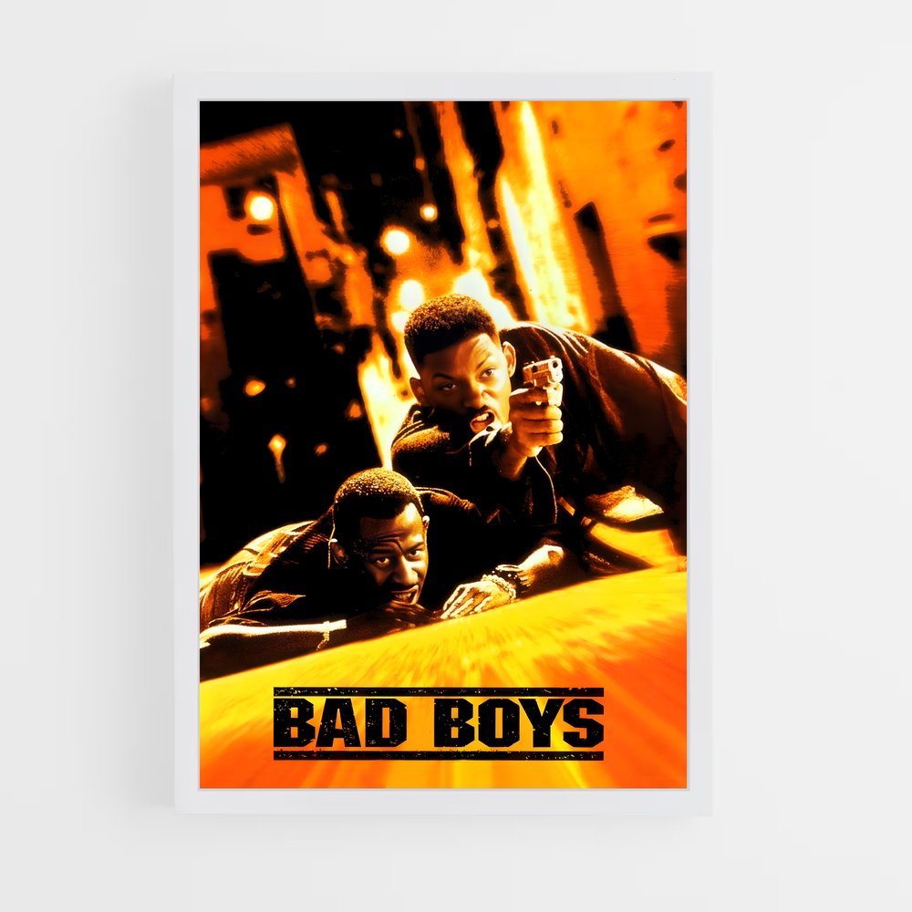 ap-bad boys-4 cadre Blanc