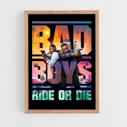 ap-bad boys-7 cadre Bois clair