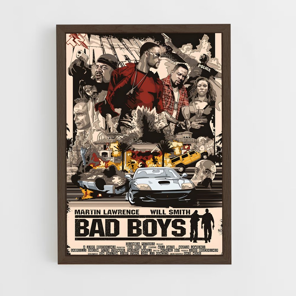 ap-bad boys-8 cadre Bois foncé