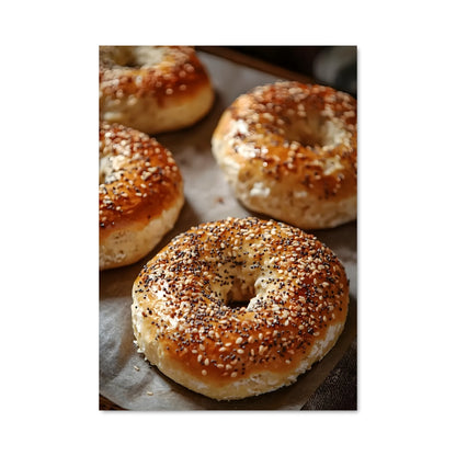 Poster Bagels à Gogo