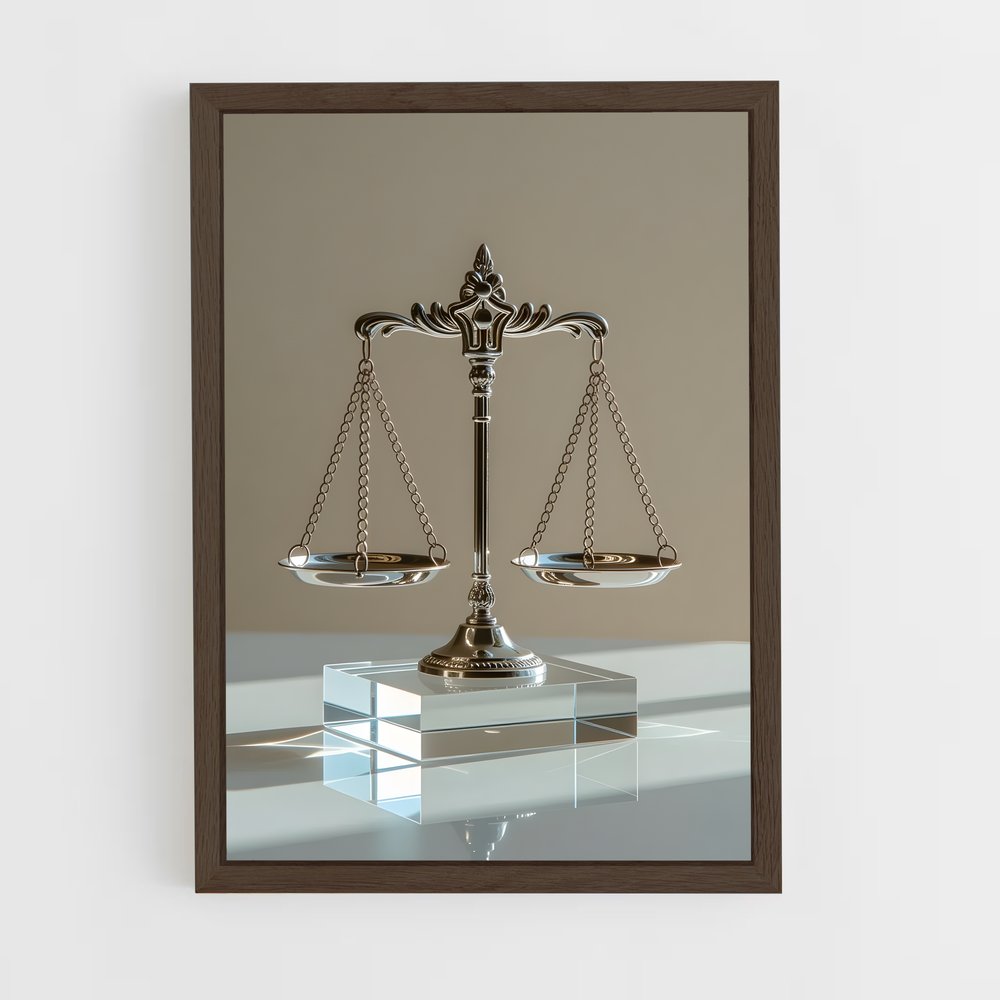 ap-balance scale-2 cadre Bois foncé