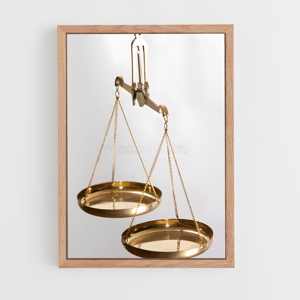 ap-balance scale-4 cadre Bois clair