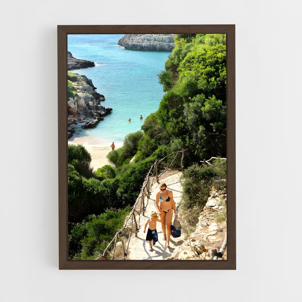 ap-balearic islands-3 cadre Bois foncé