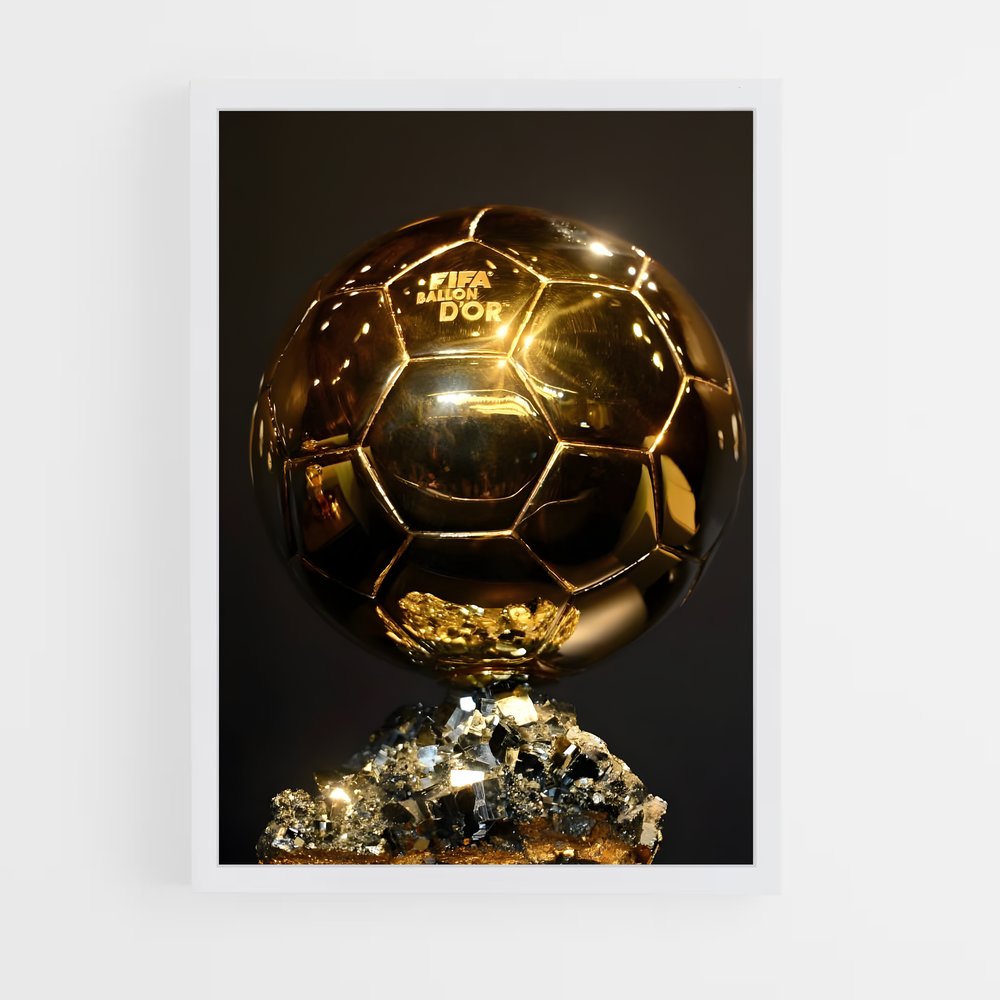 ap-ballon d'or-1 cadre Blanc