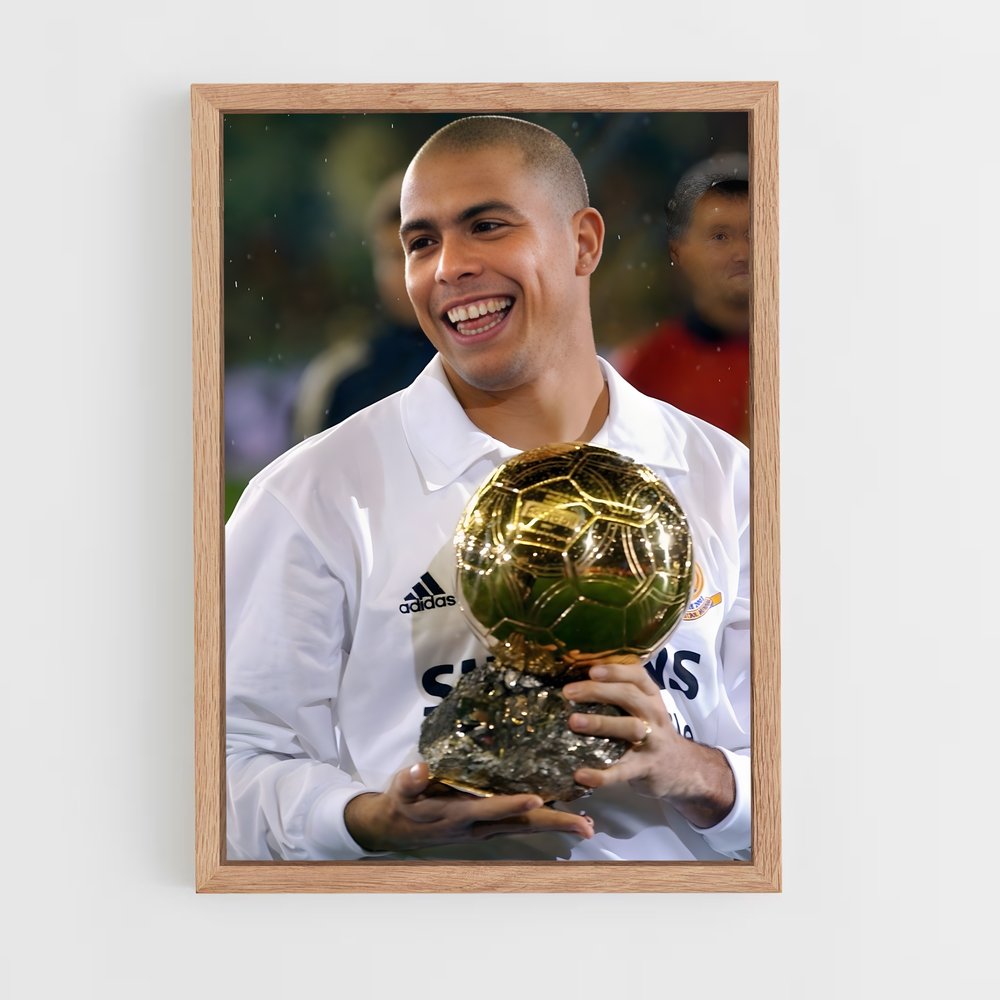 ap-ballon d'or-6 cadre Bois clair