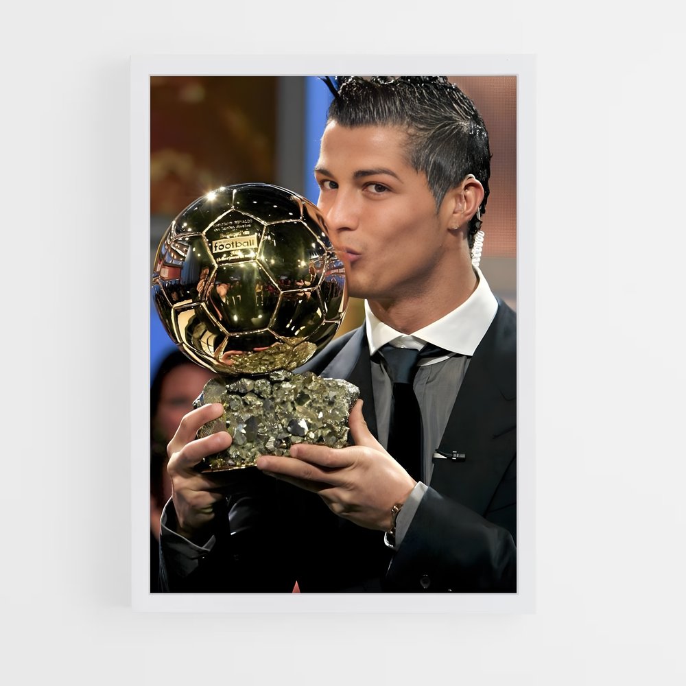 ap-ballon d'or-7 cadre Blanc
