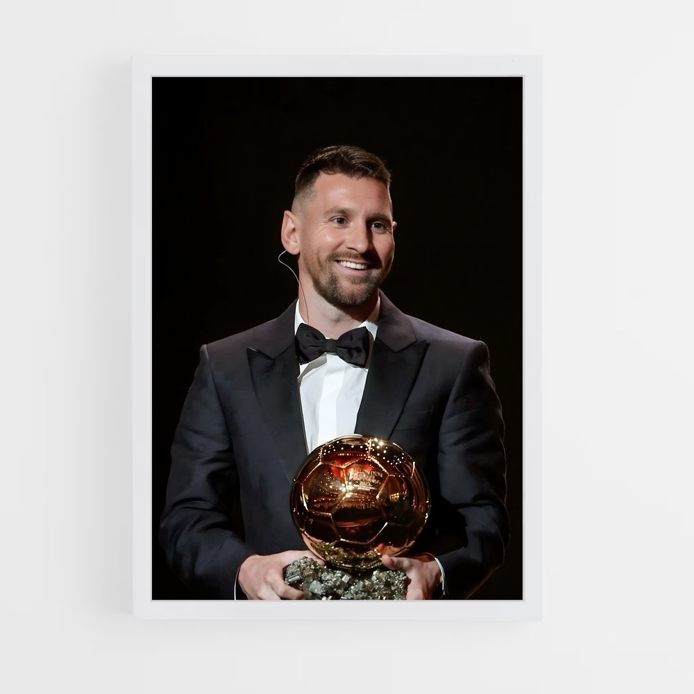 ap-ballon d'or-8 cadre Blanc