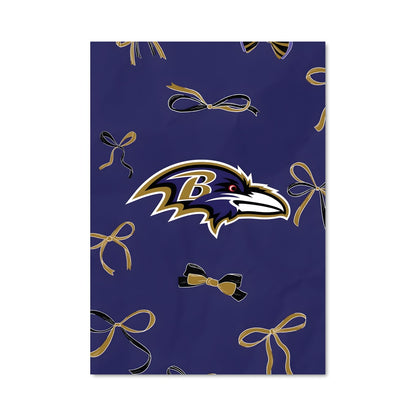 Poster Bow Tie Ravens