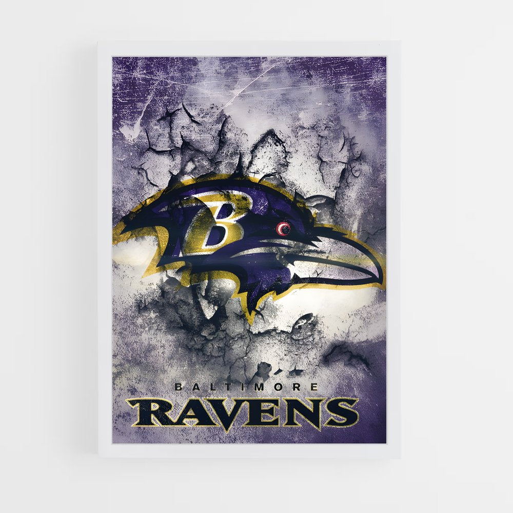 ap-baltimore ravens-10 cadre Blanc