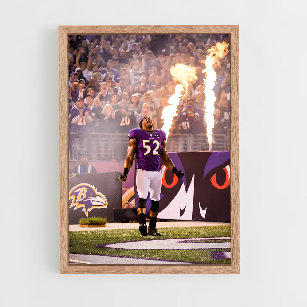 ap-baltimore ravens-2 cadre Bois clair